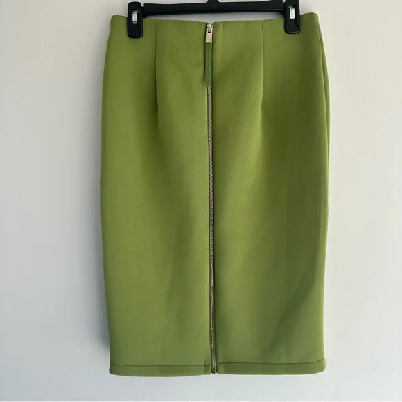 Catherine Malandrino Classic Pencil Skirt in Green Size 6 - Picture 3 of 9